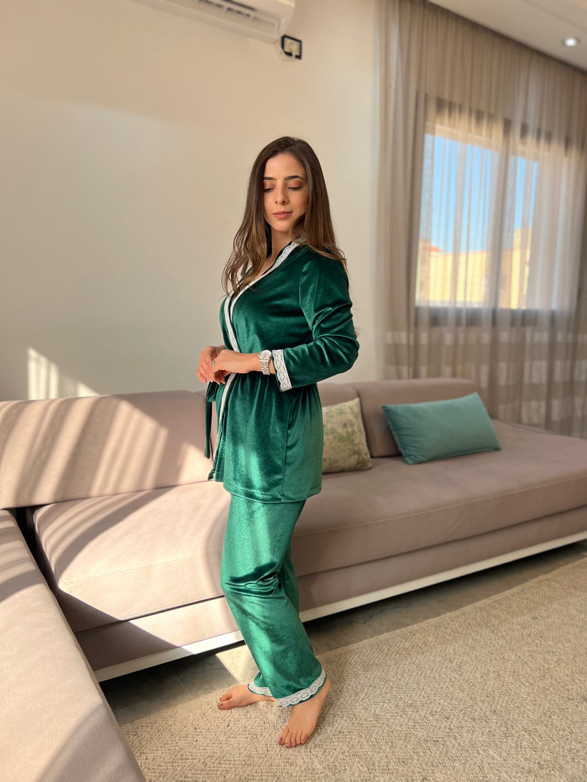 Pyjama en velours doux