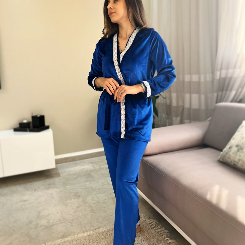 Pyjama en velours doux