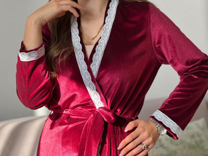 Pyjama en velours doux